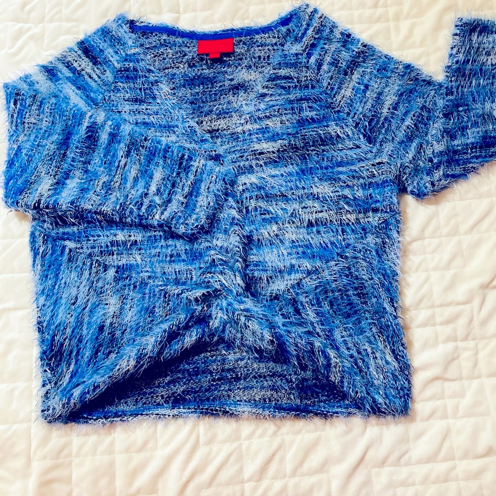 Jennifer Lopez blue Sweater